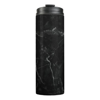 Black Marble Stainless Steel Tumbler
