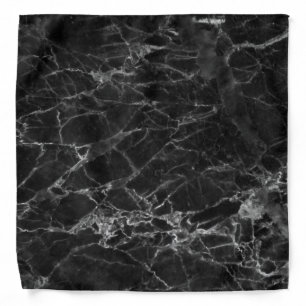 Black Marble Stone Bandana