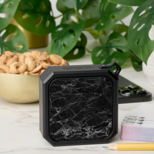 Black Marble Stone Look Bluetooth Speaker