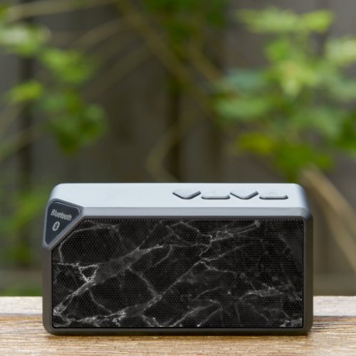 Black Marble Stone Look Bluetooth Speaker