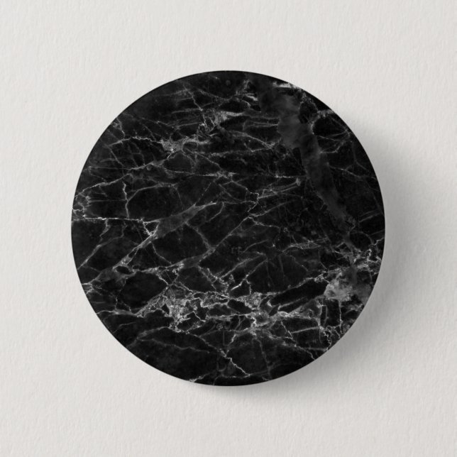 Black Marble Stone Look Button (Front)