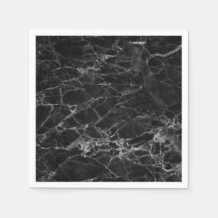 Black Marble Stone Napkins