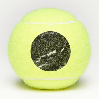 Black Marble Tennis Balls