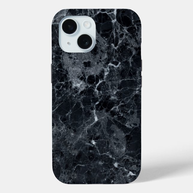 Black Marble Texture Case-Mate iPhone Case (Back)
