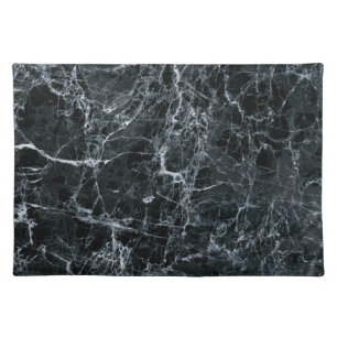 Black Marble Texture Cloth Placemat