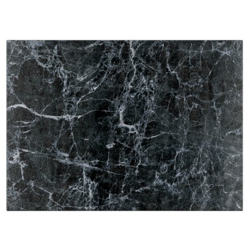 Black Marble Texture Cutting Board