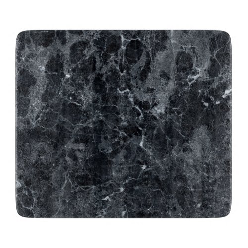 Black Marble Texture  Cutting Board
