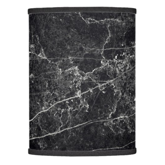 Black Marble Texture Lamp Shade (Front)