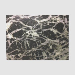 Black Marble Tissue Paper