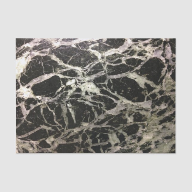 Black Marble Tissue Paper (Front)