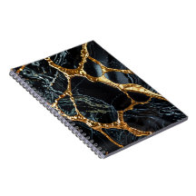 Black Marble with Gold Vein