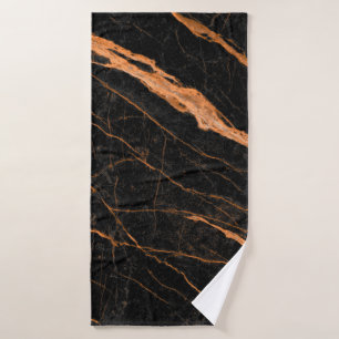 black marble with golden veins, emperador marble n bath towel