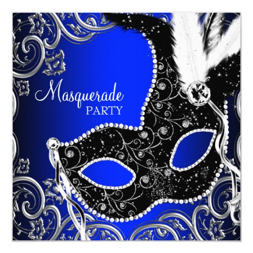 Mask Invitations Masquerade Party 3