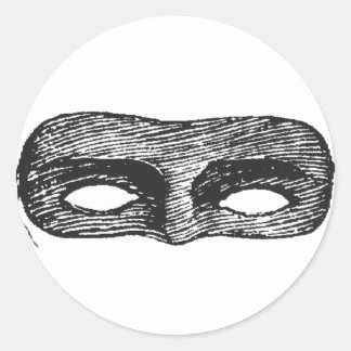 Black Mask Stickers