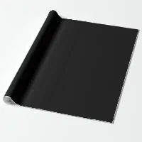 Black Matte Wrapping Paper