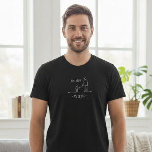 Black Me & Dad T-Shirt for Dad and Kids – Funny