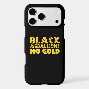 BLACK MEDALLIONS NO GOLD iPhone 17 PRO MAX CASE