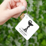 Black Medical Snake Bowl Hygieia White Caduceus Keychain<br><div class="desc">Professional elegant business design for medical purposes: precious Caduceus symbol black snake and Hygieia bowl on a white background. Perfect for any business related to healthcare like a medical office,  doctor office,  clinic or hospital. For hospital staff,  physicians,  nurses; classy,  noble and elegant.</div>