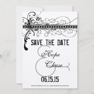 Black Medieval Renaissance Wedding Save the Date