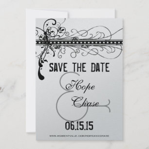 Black Medieval Renaissance Wedding Save the Date