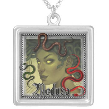Black Medusa Necklace by SharonCullars at Zazzle
