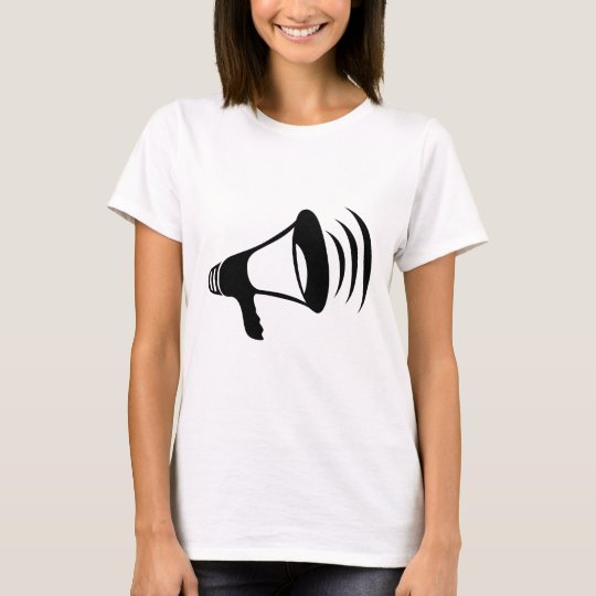 Black Megaphone T-Shirt