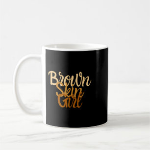 Black Melanin Queen Magic Brown Skin Girl Juneteen Coffee Mug