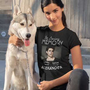 Black Memorial Sunrise Sunset Photo T-Shirt