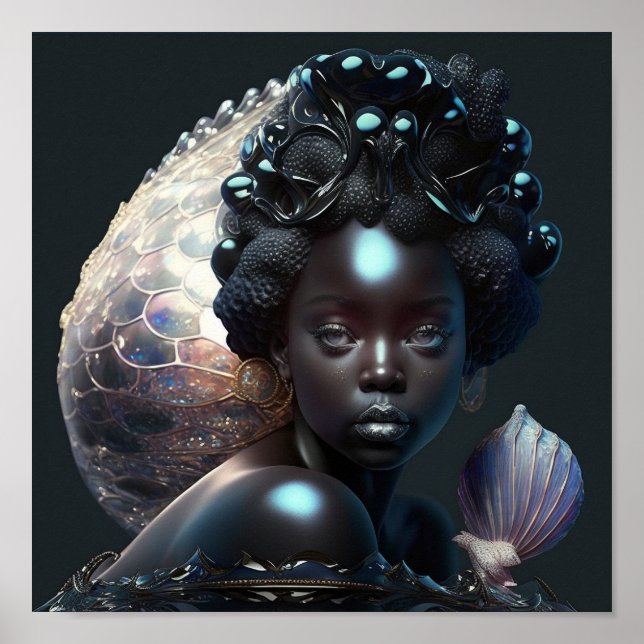 'Black Mermaid 3' Poster (Front)