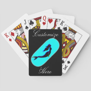 black mermaid rising poker cards