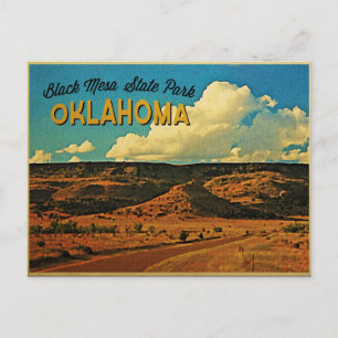 Black Mesa Oklahoma Postcard