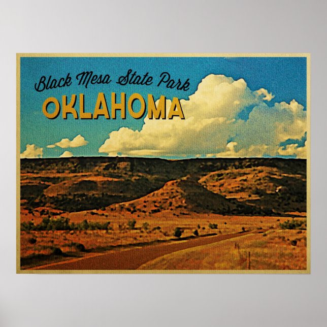 Black Mesa Oklahoma Poster (Front)