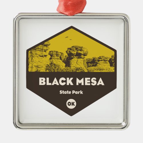 Black Mesa State Park Oklahoma Metal Ornament