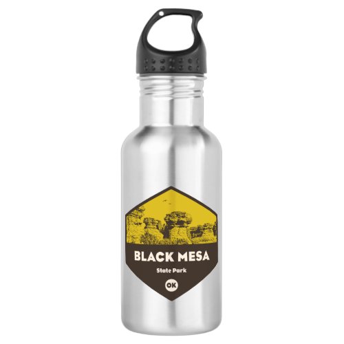 Black Mesa State Park Oklahoma Stainless Steel Water Bottle