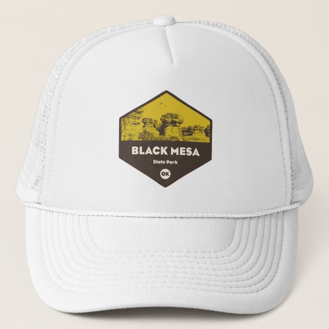 Black Mesa State Park Oklahoma Trucker Hat (Front)