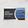 Black Mesh Steel Rooftop Solar Panels Business Card