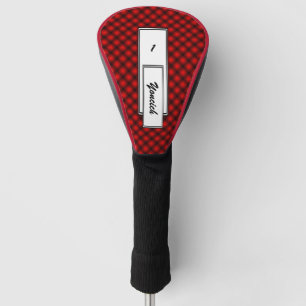 Black Mesh White Balls Moire(T) by Kenneth Yoncich Golf Head Cover