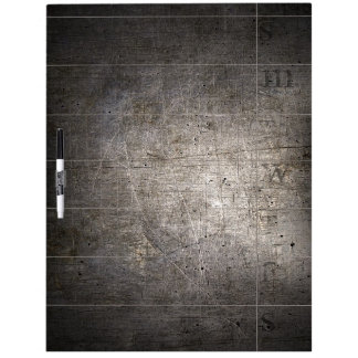 Black Metal 2 Large weekly Pen Dry Erase Board