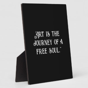 black metal art, art is the journey, free soul art plaque