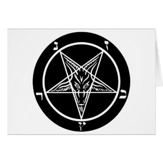 black metal, baphomet of darkness! cards