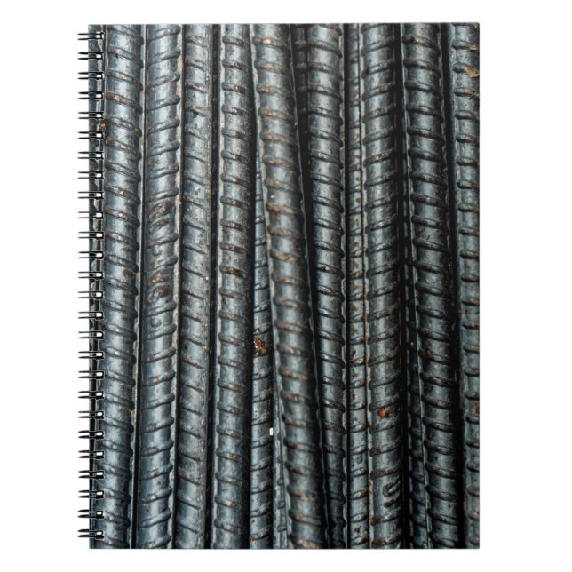 Black metal bars notebook (Front)