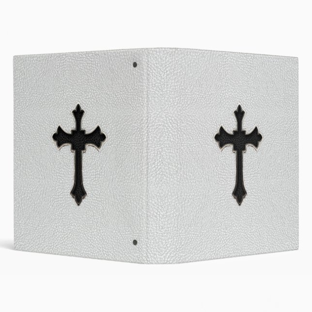 Black Metal Cross Binder (Background)