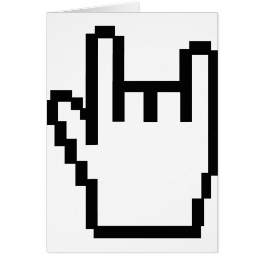 black metal-head icon card