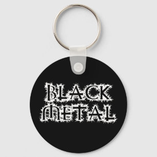 Black Metal Keychain