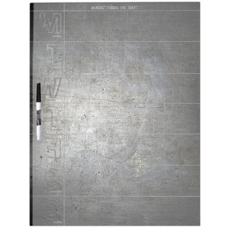 Black Metal WEEKLY Dry Erase Board personalized