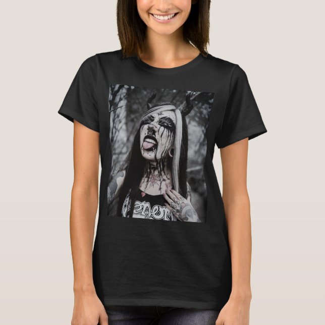 Black Metal Women T-Shirt (Front)