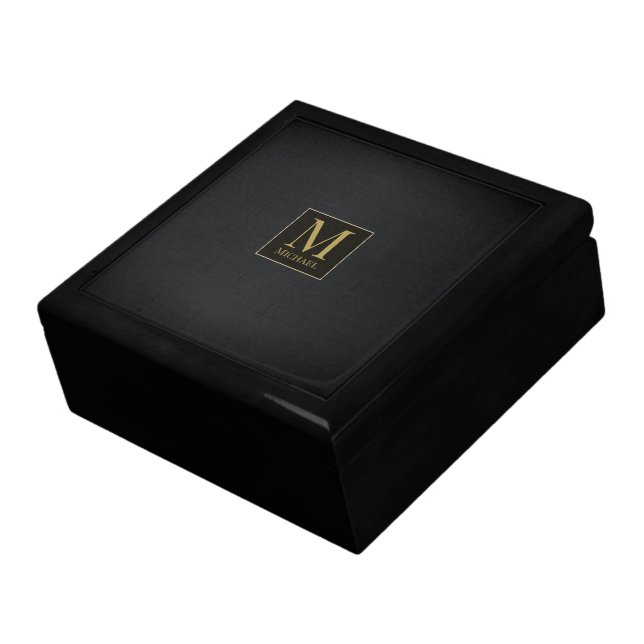 Black Metallic Gift Box (Side)