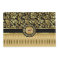 Black & Metallic Gold Floral Damasks & Stripes