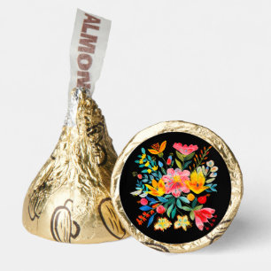 Black Mexican Bright Floral Fiesta Birthday Hershey®'s Kisses®