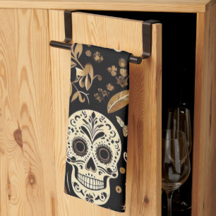 Black Mexican Kitchen Towel